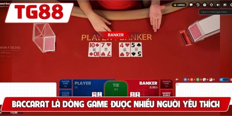Trải Nghiệm Baccarat Đỉnh Cao Tại TG88 - Bí Kíp Chơi Chuẩn 5 Baccarat là dòng game được nhiều người yêu thích nhất
