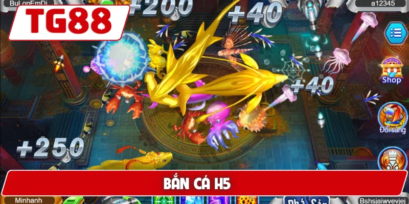 Bắn Cá H5: Khuấy Đảo Đại Dương Mang Về Thưởng Lớn Tại TG88 6 Bắn Cá H5