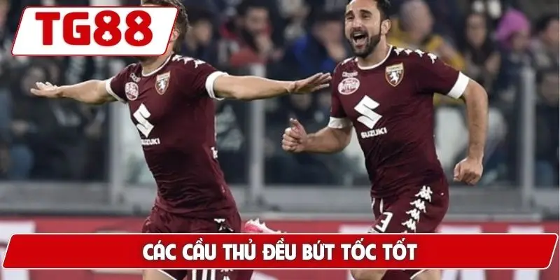 Các cầu thủ đều bứt tốc tốt