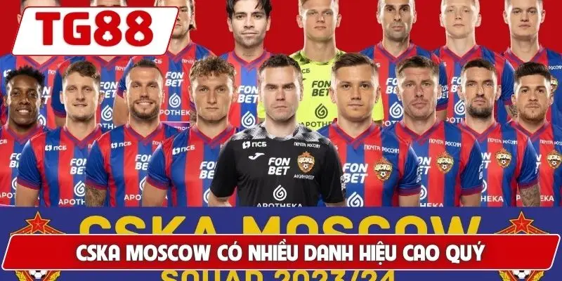 CSKA Moscow - Cập Nhật Tin Tức Và Kèo Cược Mới Nhất Tại TG88 5 CSKA Moscow có nhiều danh hiệu cao quý