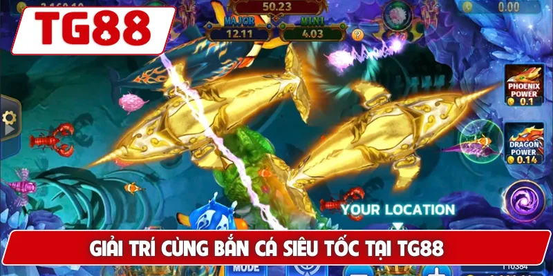 Giải trí cùng Bắn Cá Siêu Tốc tại TG88