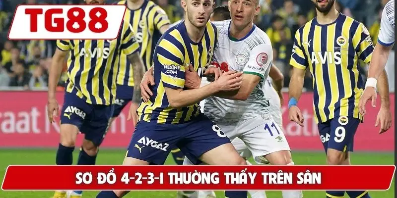 Fenerbahçe: Kèo Cược Fenerbahçe Và Tin Tức Mới Nhất 7 Sơ đồ 4-2-3-1 thường thấy trên sân